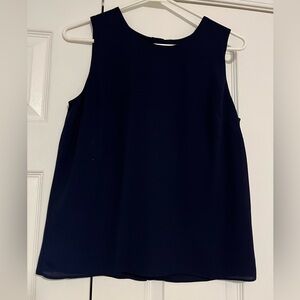 Banana Republic Dark Blue Sleeveless Top